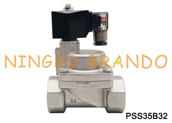1-1/4'' Inch Steam Solenoid Valve 2/2 Way Pilot Perated High Temperature