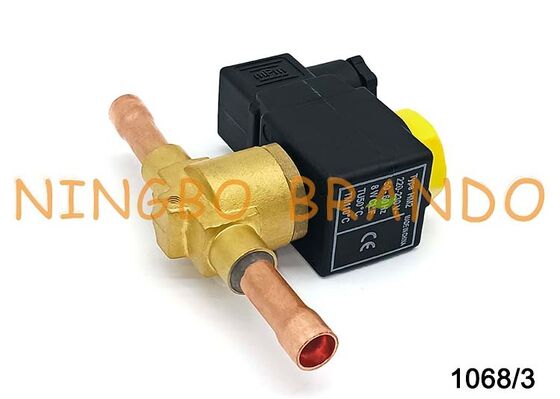 Электромагнитный клапан Castel 3/8'' под пайку 1068/3A7 для кондиционеров и морозильных камер