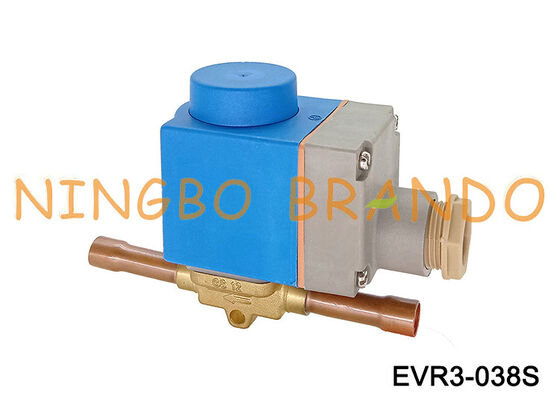 Электромагнитный клапан Danfoss, тип 032F1204 EVR 3 3/8 дюйма под пайку, НЗ