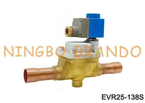 Электромагнитный клапан Danfoss, тип 1-3/8 дюйма Evr25 Odf 220 В переменного тока, 24 В постоянного тока