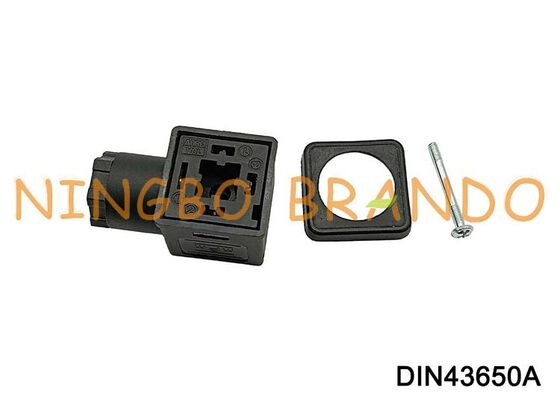 DIN43650A Разъем электромагнитной катушки 18 мм, 3-контактный DIN 43650, тип A