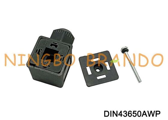 DIN43650A Водонепроницаемый разъем катушки электромагнитного клапана IP67