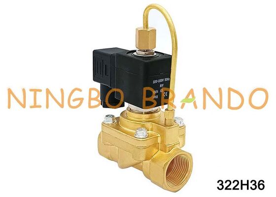 PARKER Тип 322H36 DC24V Нормально открытый электромагнитный клапан 3/4 дюйма AC220V