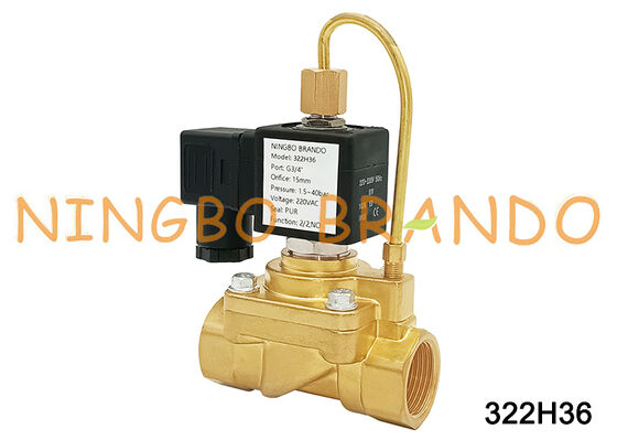 PARKER Тип 322H36 DC24V Нормально открытый электромагнитный клапан 3/4 дюйма AC220V