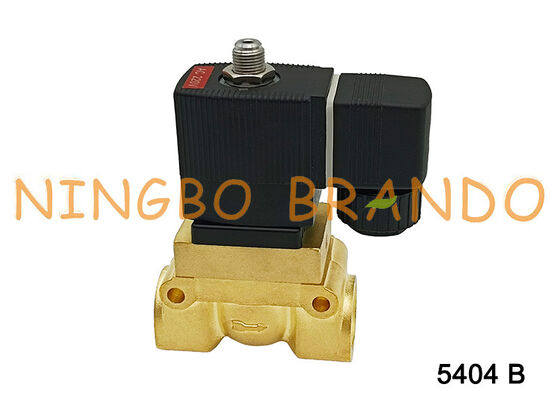 Solenoid Valve G1/2'' NO Brass PTFE 1-40bar 5404 2/2-way Piston Valve