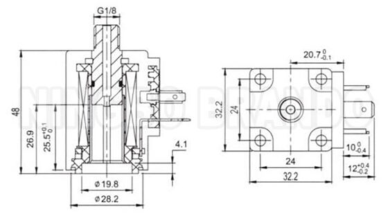 0311 C 0312 C 0211 Катушка электромагнитного клапана Burkert 12V 24V 110V 220V 22VA 20W
