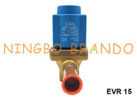 EVR тип клапан соленоида 032F1228 15 5/8&quot; 16mm ODF Danfoss рефрижерации