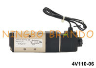Тип 5/2 путь AirTAC 1/8&quot; клапан 24VDC 220VAC 4V110-06 одиночного соленоида пневматический
