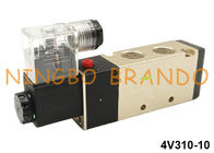 3/8&quot; клапан 24VDC 220VAC одиночного соленоида управления по направлению воздуха пути 4V310-10 NPT 5/2 пневматический