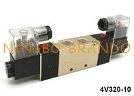 3/8&quot; соленоид AC110V AC220V клапана управления по направлению пути NPT 4V320-10 5/2 пневматический двойной