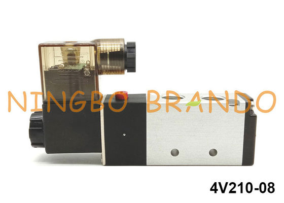 1/4&quot; тип 5/2 путь 220V Airtac клапана соленоида NPT 4V210-08 пневматический