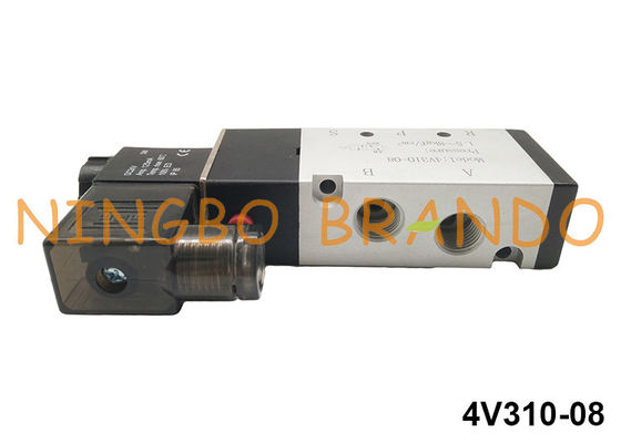 тип пневматический путь 24VDC клапана соленоида 1/4&quot; 5/2 4V310-08 AirTAC