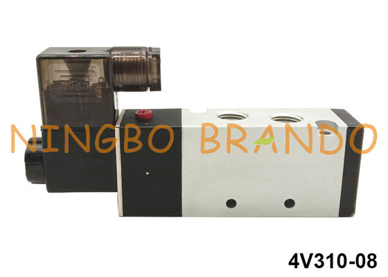 тип пневматический путь 24VDC клапана соленоида 1/4&quot; 5/2 4V310-08 AirTAC