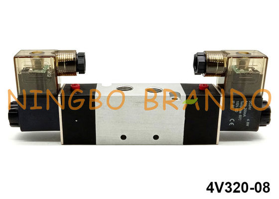 тип пневматическое положение 220VAC 4V320-08 Airtac пути 2 клапана соленоида 5