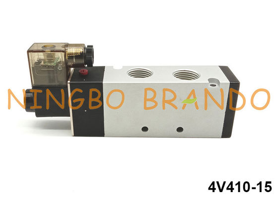 5/2 клапанов соленоида Airtac пути пневматических печатает 4V410-15 1/2» 220V 24V
