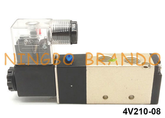 тип пневматический путь 110V 220V 4V210-08 Airtac клапана соленоида 5/2 воздуха