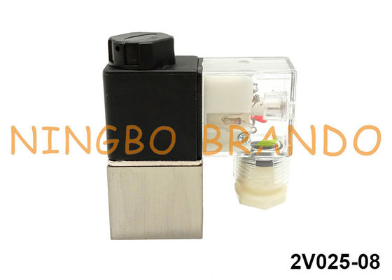 тип пневматический клапан соленоида 1/4&quot; 2V025-08 Airtac NPT 12VDC 24VDC