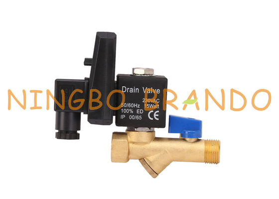 тип 120V 230V Jorc дренажного клапана компрессора воздуха 1/4&quot; 1/2» автоматический