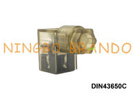 Тип соединитель 24VDC DIN 43650 катушки клапана соленоида c DIN43650C