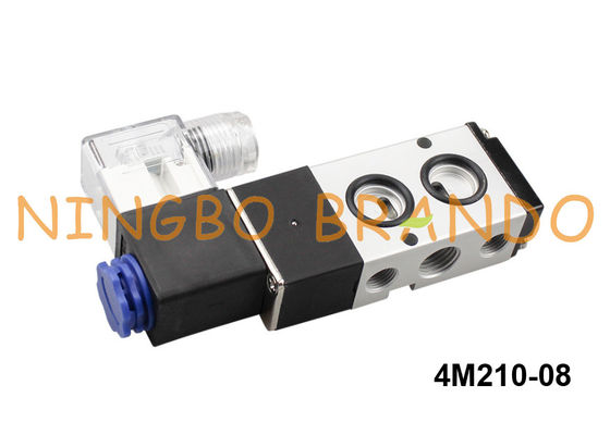 тип путь G1/4» 24V 220V 4M210-08 Airtac клапана соленоида 5/2 Намюр