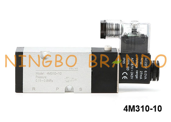 Тип AC клапана соленоида 4M310-10 интерфейса Намюр Airtac DC 220V 24V