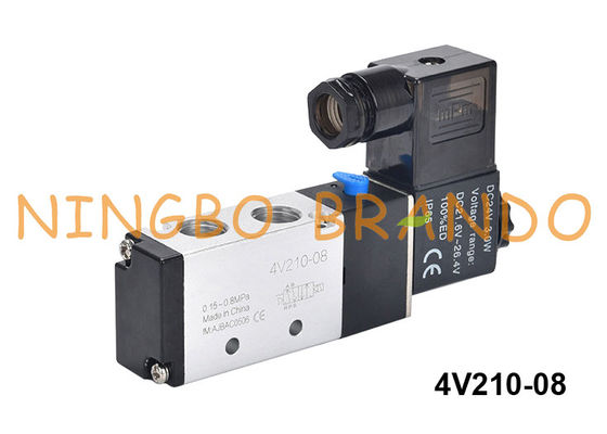 тип пневматический клапан соленоида 4V210-08-DC24V DC24V 4V210-08 Airtac