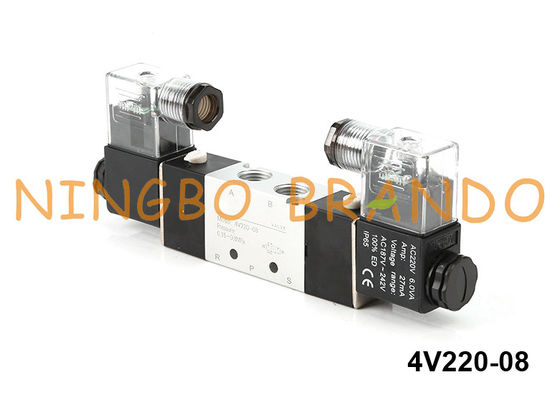 тип пневматический клапан соленоида 5/2 4V220-08-B 24VDC 4V220-08 Airtac