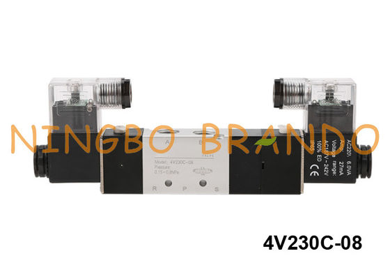 Тип пневматический DC 4V230C-08-DC24V Airtac пути 24V клапана соленоида 5/3