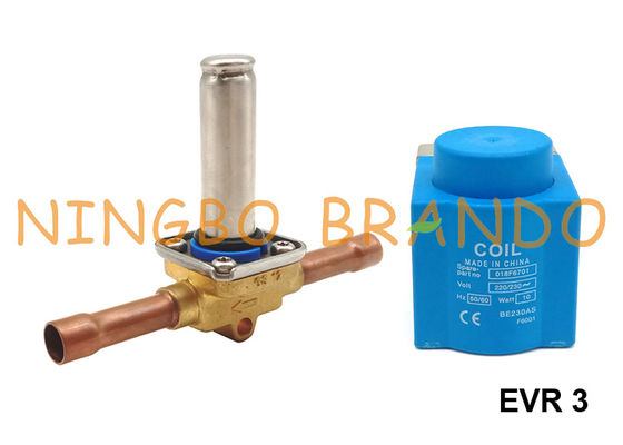 Danfoss печатает клапан соленоида 3/8&quot; рефрижерации 032F1204 EVR 3