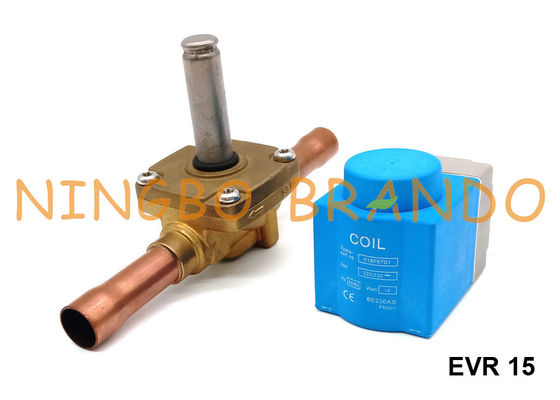 Линия клапан соленоида Danfoss HVAC жидкостная печатает EVR 15 NC 5/8&quot; 032L1228