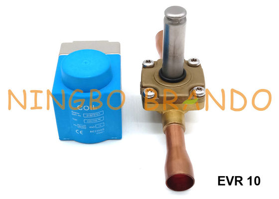 Danfoss печатает EVR 10 NC 5/8&quot; клапан соленоида 24V рефрижерации 220V