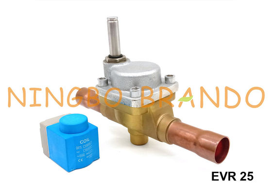 Danfoss печатает клапану соленоида рефрижерации EVR 25 NC 1 1/8&quot; 24V AC DC 220V