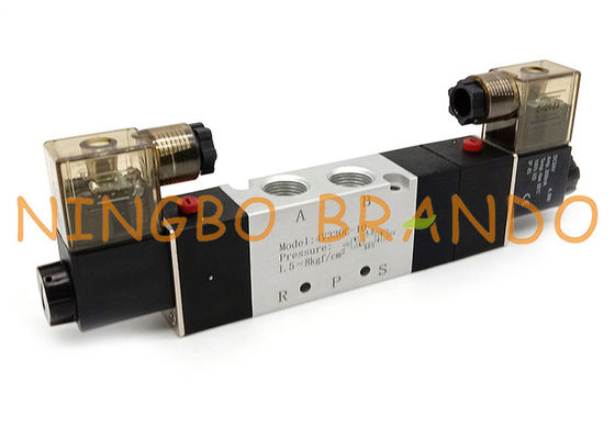 Клапан соленоида закрытого центра пути 4V330C-10 3/8&quot; 5/3 пневматический