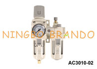 Тип комбинация AC3010-02 SMC смазчика регулятора воздушного фильтра FRL