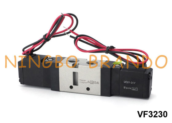 Тип AC VF3230 SMC DC 220V пути 24V клапана соленоида 5/2 воздуха пневматический