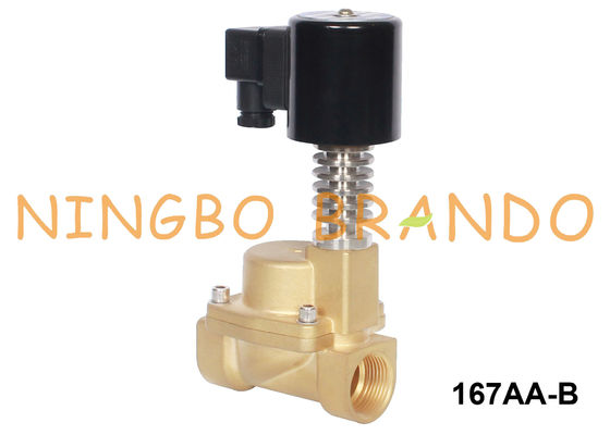 Латунный AC DC 110V 220V дюйма 12V 24V горячей воды 3/8 1/2 клапана соленоида