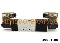 Тип пневматическое положение 24VDC 4V330C-08 Airtac пути 3 клапана соленоида 5