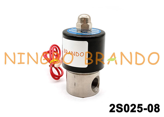 SUS-08 2S025-08 1/4&quot; клапан соленоида воды нержавеющей стали