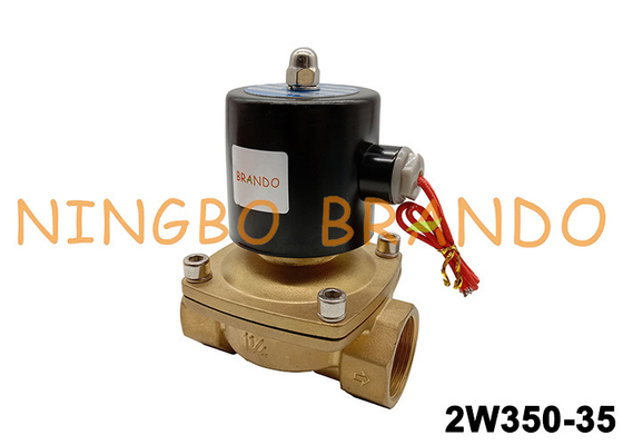 AC клапана соленоида 2W350-35-240V воздуха воды 240V 1-1/4» латунный
