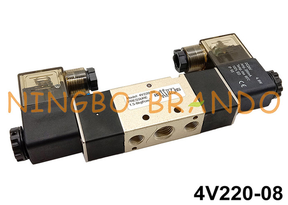 тип катушка 4V220-08 Airtac клапана соленоида воздуха пневматическая двойная