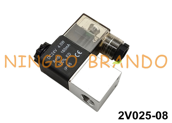 путь 2V025-08 2/2 1/4&quot; клапан 110VAC 220VAC 12VDC 24VDC NC пневматический