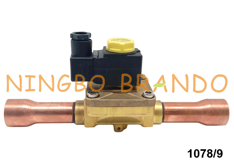 1078/9 типов 1 1/8&quot; Castel AC DC 110V 220V клапана соленоида 12V рефрижерации 24V