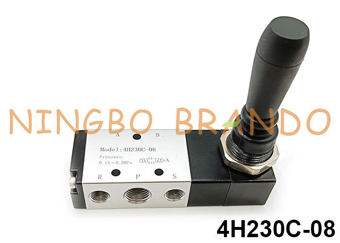 Тип путь 4H230C-08 Airtac пневматического управления воздушным движением 5/3 руководства клапана рычага руки