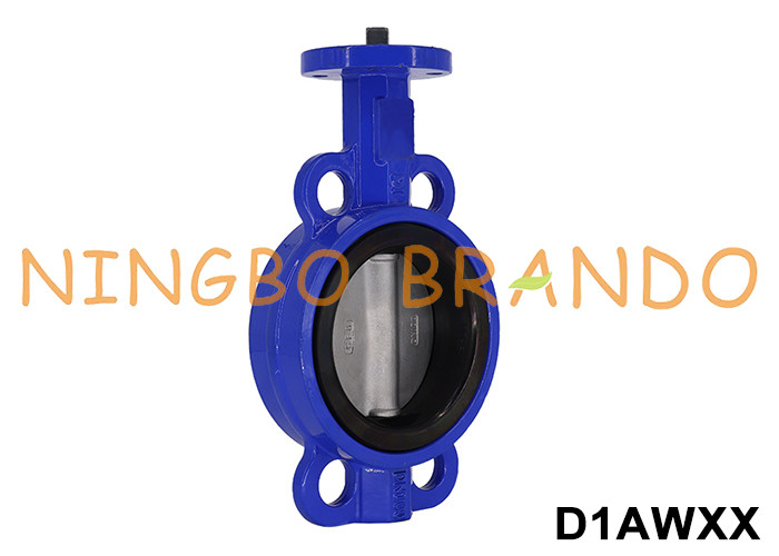 DN25 до DN1200 безголовый вафли типа Butterfly Valve Углеродистая сталь