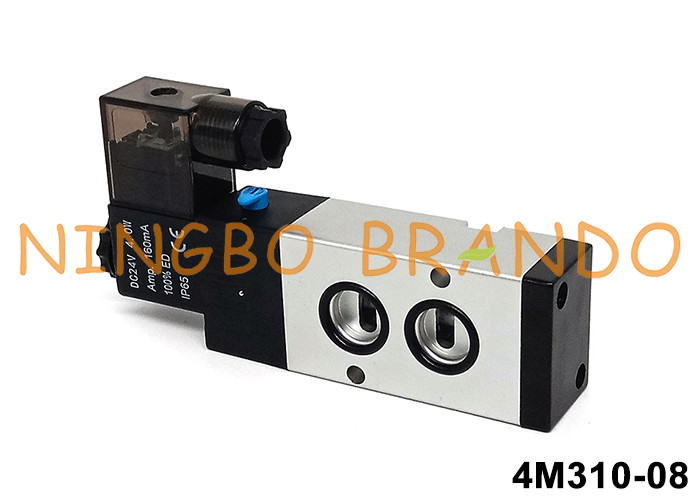 Airtac тип 4M310-08 Намур Пилот соленоидный клапан 5/2 Way 24V 220V