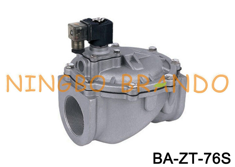 Прямоточный импульсный электромагнитный клапан 3'' для пылеуловителя 24 В 110 В 220 В