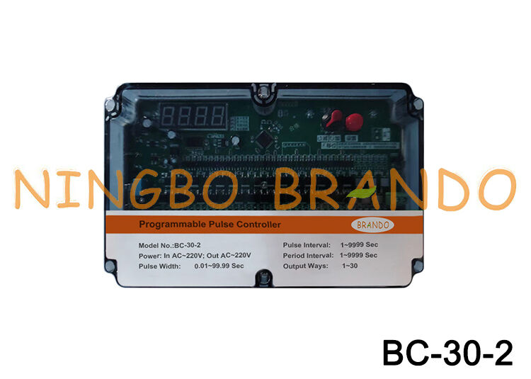 220VAC In 220VAC Out 30 Lines Pulse Valve Timer Controller For Dust Collector