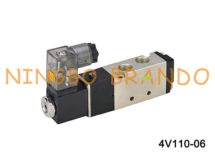 Airtac Type 4V110-06 Одиночный электромагнитный пневматический воздушный клапан серии 4V100