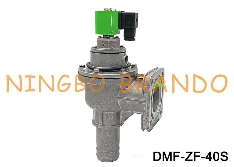 Мембранный клапан DMF-ZF-40S 1,5-дюймовый прямоугольный фланцевый электромагнитный импульсный клапан