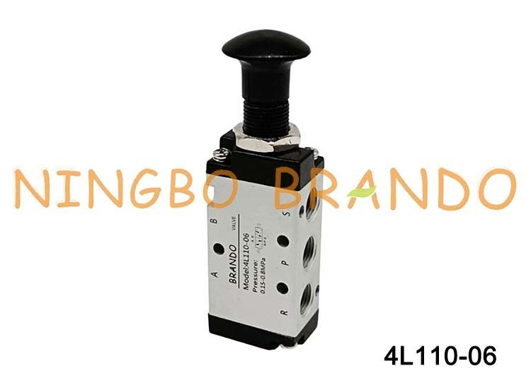 Airtac Type 4L110-06 4L Двухтактный воздушный регулирующий клапан, 5/2-ходовой